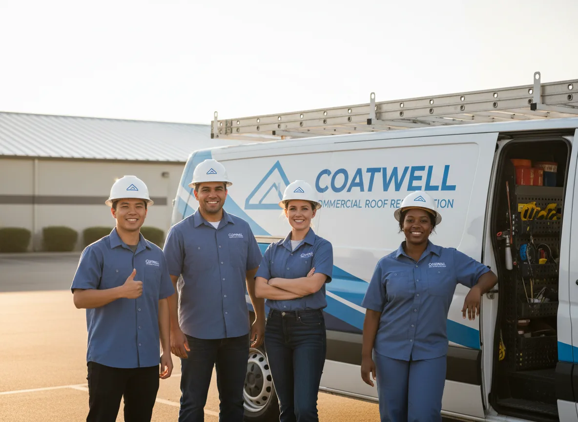 Commercial roof coating company in Soso, MS